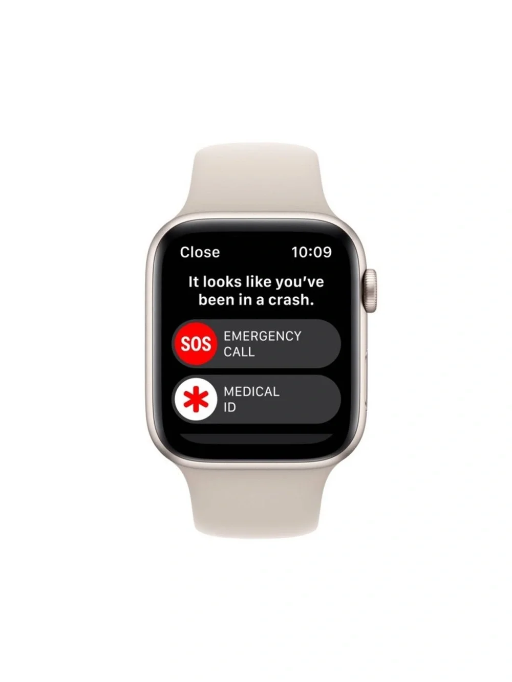 ✨Apple Watch SE 2 Cellular 44mm Starlight Aluminum Case with Starlight - M/L✨